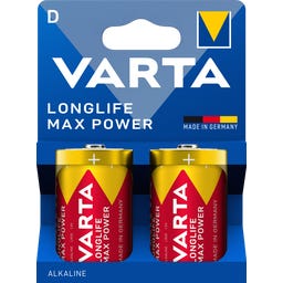 VARTA LONGLIFE Max Power D Blister 2 - 1 pack