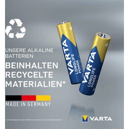 VARTA LONGLIFE Power AAA Double Blister 8 - 1 pack