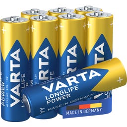 VARTA LONGLIFE Power AA Double Blister 8 - 1 pack