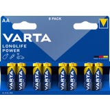 VARTA LONGLIFE Power AA Double Blister 8