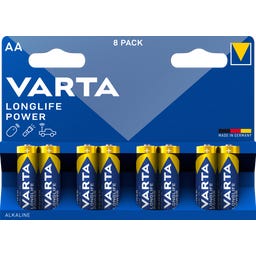 VARTA LONGLIFE Power AA Double Blister 8 - 1 pack