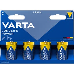 VARTA LONGLIFE Power C Blister 4 - 1 pack
