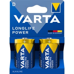 VARTA LONGLIFE Power D Blister 2 - 1 pack