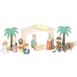 small foot Presepe in Legno - Storia di Natale - 1 pz.