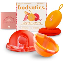 bodyotics Disco Mestruale Riutilizzabile - Orange & Pink