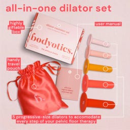bodyotics Dilatatori per il Pavimento Pelvico - 5 pezzi