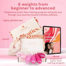 bodyotics Pesi per il Pavimento Pelvico, Set di 6 - 6 pezzi
