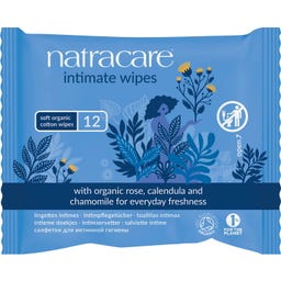 Natracare Salviette per l'Igiene Intima - 12 pezzi