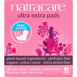 Natracare Assorbenti Ultra Extra Super - 10 pezzi