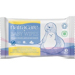 Natracare Salviette Umidificate Bio per Bambini - 50 pezzi