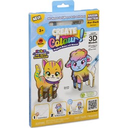 Create N Colour Animali della Fattoria - Gatto e Agnello - 1 pz.