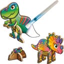 Create N Colour Dinosauri - T-Rex e Triceratopo - 1 pz.