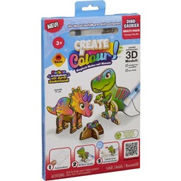Create N Colour Dinosauri - T-Rex e Triceratopo - 1 pz.