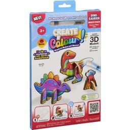 Create N Colour Dinosauri - Raptor e Stegosauro - 1 pz.