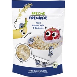 Freche Freunde Bio Müsli Banane, Apfel & Blaubeere - 220 g