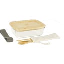 Lunchbox recht. flach mit Besteck 1l - 3tlg - 1 Set