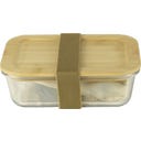 Lunchbox recht. flach mit Besteck 1l - 3tlg - 1 Set