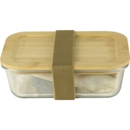 Lunchbox recht. flach mit Besteck 1l - 3tlg - 1 Set