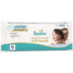 Pampers Vochtige Doekjes Aqua Soft Touch - 1 x 10