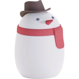 Thermobeh&auml;lter f&uuml;r Essen Schneemann 600 ml