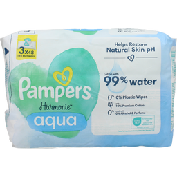 Pampers Feuchttücher Harmonie Aqua - 3 x 48