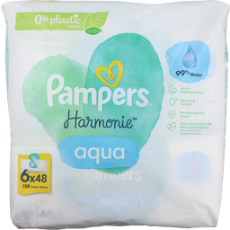 Pampers Feuchttücher Harmonie Aqua - 6 x 48