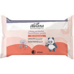 alviana Naturkosmetik Baby Wet Wipes - Sensitive  - 48 pieces