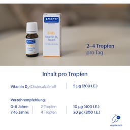 Pure Encapsulations® Kids Vitamin D3 liquid - 10 ml