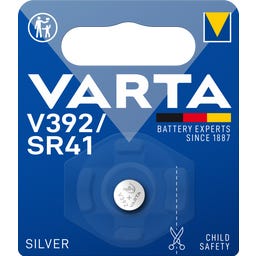 SILVER Pila de Botón V392/SR41 - 1 Unidad - 1 uds.