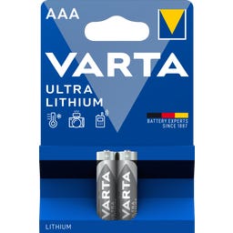 VARTA ULTRA LITHIUM Micro AAA - 2 Unidades - 1 uds.