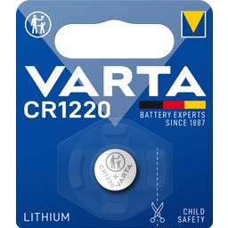 VARTA Pila de Botón de Litio CR1220 - 1 Unidad - 1 uds.