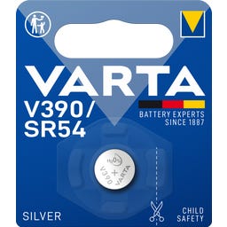 SILVER-knoopcelbatterij V390/SR54 - 1 stuk - 1 st.