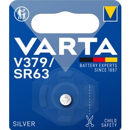SILVER Pila de Botón V379/SR63 - 1 Unidad - 1 uds.
