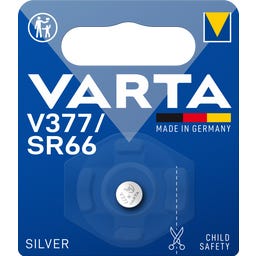 SILVER Pila de Botón V377/SR66 - 1 Unidad - 1 uds.
