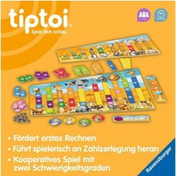 tiptoi - Der verrückte Rechen-Zoo (EN ALLEMAND) - 1 pcs