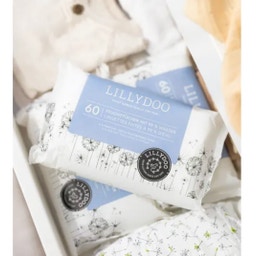 LILLYDOO Feuchttücher mit 99% Wasser - 60 Stk