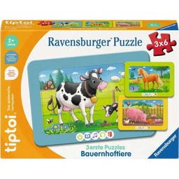 tiptoi - Puzzle 00229 - 3 erste Puzzles: Bauernhoftiere