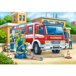 Puzzle - Polizei und Feuerwehr, 2x12 Teile - 1 Stk