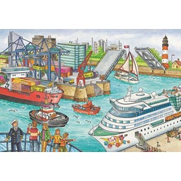 Mallette Métallique de 4 Puzzles sur les Transports - 1 pcs