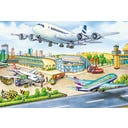 Mallette Métallique de 4 Puzzles sur les Transports - 1 pcs
