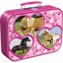 Mallette Métallique de 4 Puzzles sur les Chevaux - 1 pcs