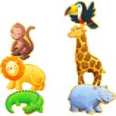 Djeco Puzzle - Ouistiti et ses Amis - 1 pcs