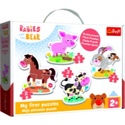Baby Puzzle - Babies & the Bear 'Farmtiere'