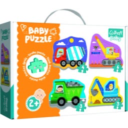 Trefl Baby Puzzle Baufahrzeuge
