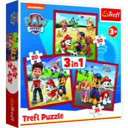 Trefl Paw Patrol 3 in 1 Puzzel - 1 st.