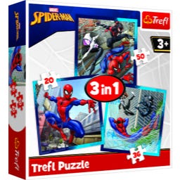Trefl Spiderman 3 in 1 Puzzel - 1 st.