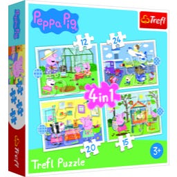 Trefl 4 in 1 Puzzle - Peppa Pig