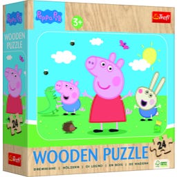 Trefl Holz Puzzle Junior 24 Teile - Peppa Pig