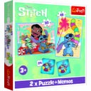 Trefl 2 in 1 Puzzle & Memory - Lilo & Stitch - 1 kos.