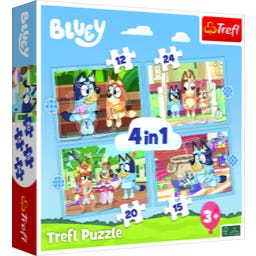 Trefl 4in1 Puzzle-Set - Bluey